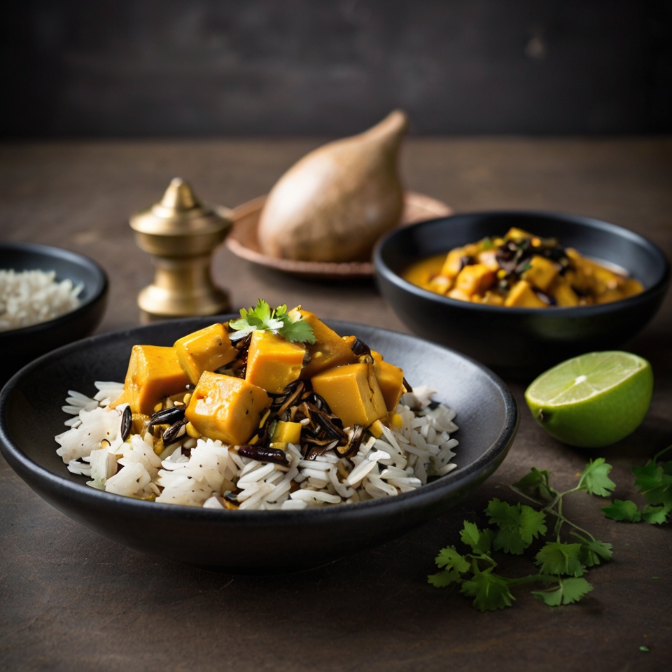 Mango Chutney Tofu Curry